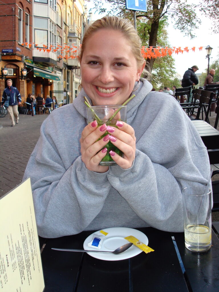 Fresh mint tea in the Jordaan, Amsterdam
