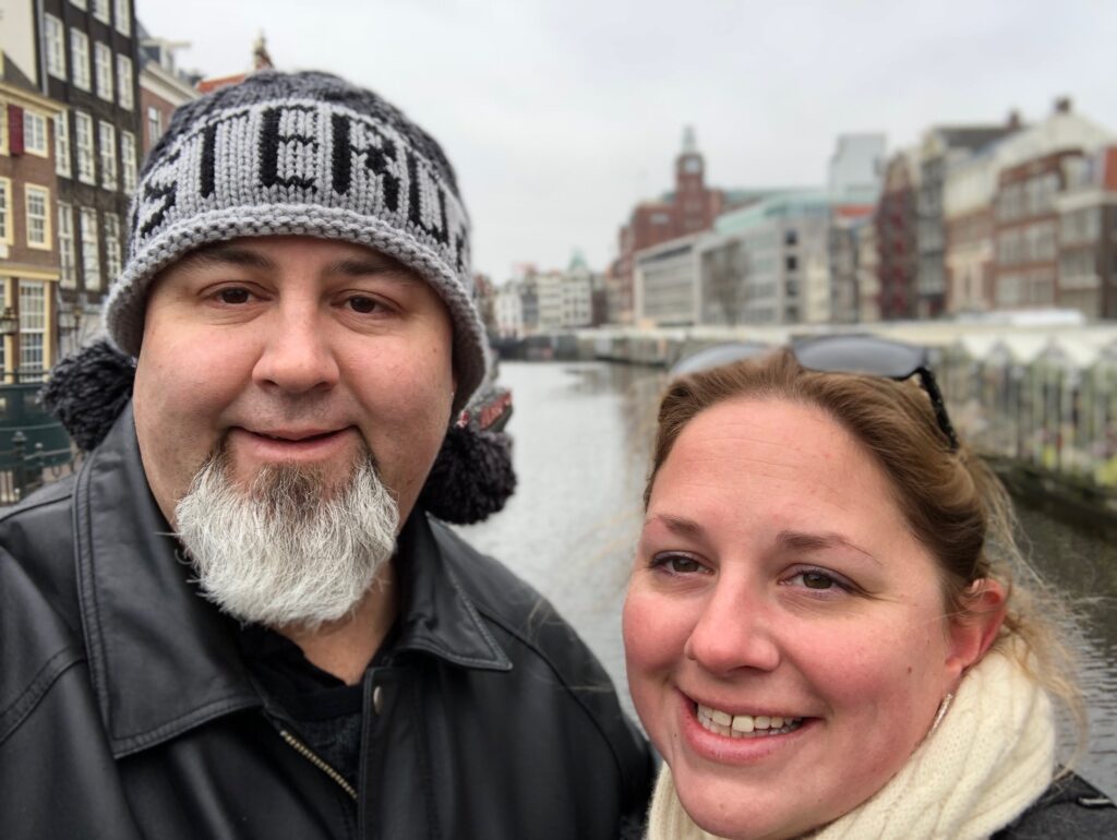 Laura & Ken on the canal in the RLD
