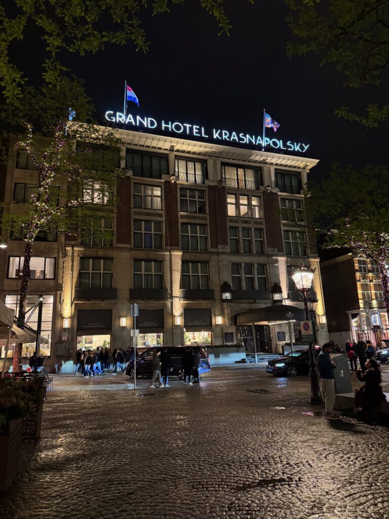 Grand Hotel Krasnapolsky in Dam Square