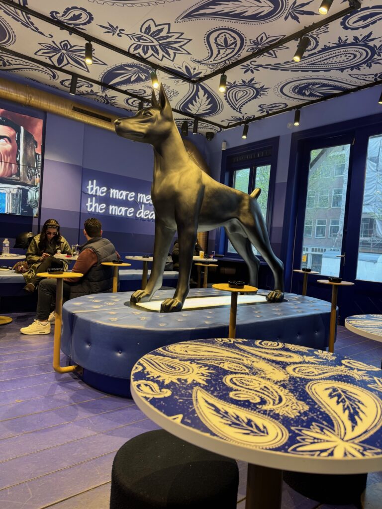 Interior of the Snoop Dogg Coffeeshop